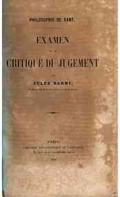 Critique du jugement suivie des observations sur l... - 2 / Immanuel Kant