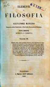 Elementi di filosofia - 2 / di Salvatore Mancino