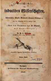 Gesischte der inductiven Wissenschaften der Astron... - 1 / W. Whewell