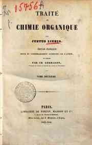 Traité de chimie organique / par m. Justus Liebig - Tome 2 / par Justus Liebig