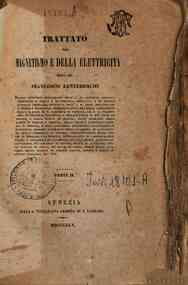 Trattato del magnetismo e della elettricità / del... - 2 / F. Zantedeschi