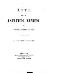 Atti dell'I.R. Istituto veneto di scienze, lettere ed arti[...] - 1860-1861 s.3, t.6 (1860/61) 