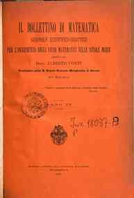 Bollettino di matematica : giornale scientifico didattico per l'incremento degli studi matematici ne[...] - 1910 9(1910) 