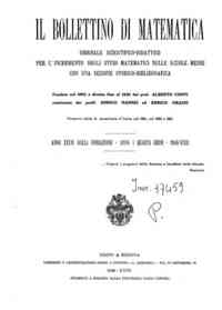 Bollettino di matematica : giornale scientifico didattico per l'incremento degli studi matematici ne[...] - 1940 36(1940) 