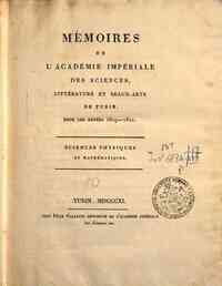 Memoires de l'Academie imperiale des sciences, litterature et beaux-arts de Turin. Sciences physique[...] - 1809-1810 1809-1810 - anno patrimoniale 2013 