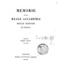 Memorie della Reale Accademia delle scienze di Torino[...] - 1820 24 (1820) - anno patrimoniale 2013 