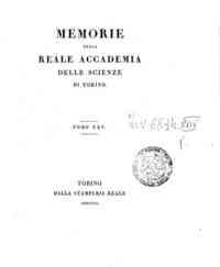 Memorie della Reale Accademia delle scienze di Torino[...] - 1820 25 (1820) - anno patrimoniale 2013 