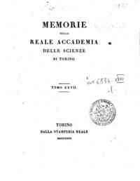 Memorie della Reale Accademia delle scienze di Torino[...] - 1823 27 (1823) - anno patrimoniale 2013 