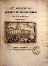 Novi commentarii Academiae scientiarum instituti bononiensis[...] - 1834 1834 