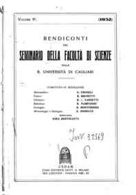 Rendiconti del Seminario della Facoltà di scienze della R. Università di Cagliari[...] - 1932 2(1932) 
