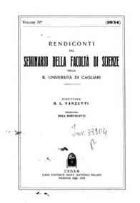 Rendiconti del Seminario della Facoltà di scienze della R. Università di Cagliari[...] - 1934 4(1934) 