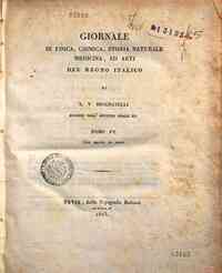 Giornale di fisica, chimica, storia naturale, medicina ed arti del Regno italico / L. V. Brugnatelli[...] - 1813 6(1813) - anno patrimoniale 2013 
