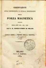 Effemeridi astronomiche di Milano per l'anno .... / calcolate da Francesco Carlini[...] - 1839 1839 - suppl. 