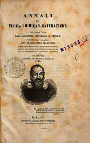 Annali di fisica, chimica e matematiche : col bullettino dell'industria meccanica e chimica / dirett[...] - 1842 8(1842) - anno patrimoniale 2013 