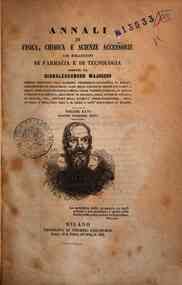 Annali di fisica, chimica e scienze accessorie : coi bollettini di farmacia e di tecnologia / dirett[...] - 1847 26(1847) - anno patrimoniale 2013 