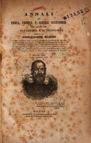 Annali di fisica, chimica e scienze accessorie : coi bollettini di farmacia e di tecnologia / dirett[...] - 1848 29(1848) - anno patrimoniale 2013 