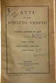 Atti del Regio Istituto veneto di scienze, lettere ed arti[...] - 1889-90 s. 7 1.2(1889-90) 