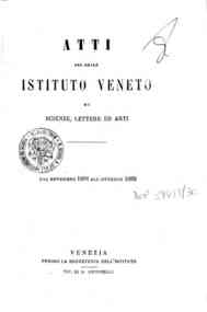 Atti del Regio Istituto veneto di scienze, lettere ed arti[...] - 1891-92 s. 7 3.1(1891-92) 