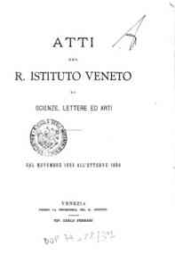 Atti del Regio Istituto veneto di scienze, lettere ed arti[...] - 1893-1894 s.7 5.1(1893-1894) 