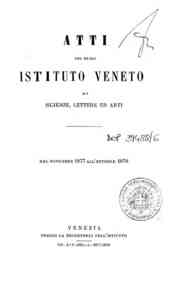 Atti del Regio Istituto veneto di scienze, lettere ed arti[...] - 1877-78 4.1(1877-78) 