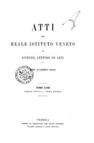 *Atti del Reale Istituto veneto di scienze, lettere ed arti[...] - 1898-1899 s.8 1.1(1898-1899) 
