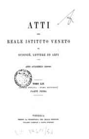 *Atti del Reale Istituto veneto di scienze, lettere ed arti[...] - 1899-1900 s.8 2.1(1899-1900) 