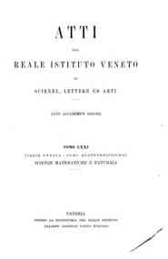 *Atti del Reale Istituto veneto di scienze, lettere ed arti[...] - 1911-1912 71.2(1911-1912) 