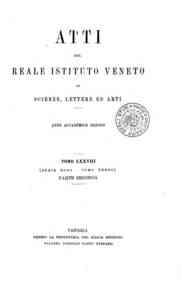 *Atti del Reale Istituto veneto di scienze, lettere ed arti[...] - 1918-1919 s.9 3.2(1918-1919) 