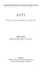 *Atti del Reale Istituto veneto di scienze, lettere ed arti[...] - 1926-1927 86.2(1926-1927) 