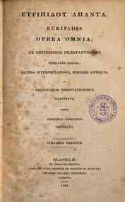 Euripidou Apanta. Euripidis Opera omnia; ex ed... - 3