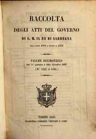 Raccolta degli atti del governo di S.M. il Re di S... - 13: Dal 1. gennaio a tutto dicembre 1823 : (n. 1428 al 1590)