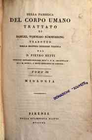 Della fabbrica del corpo umano trattato di Samuel ... - 3: Miologia