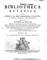 Bibliotheca botanica. Qua scripta ad rem herbariam... - 2: A Tournefortio ad nostra tempora