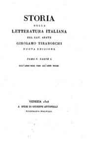 Storia della letteratura italiana del cav. abate G... - 5.1: Dall'anno 1300 fino all'anno 1400