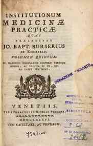 Institutionum medicinae practicae quas auditoribus... - 2: De febribus