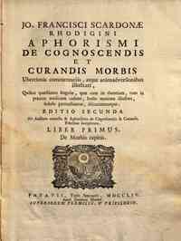 Jo. Francisci Scardonæ Rhodigini Aphorismi de... - 1: De morbis capitis