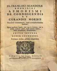 Jo. Francisci Scardonæ Rhodigini Aphorismi de... - 3: De morbis imi ventris