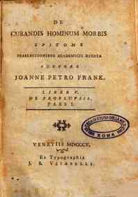 De curandis hominum morbis epitome praelectionibus... - 5: De profluviis. Pars 1