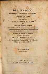 Del metodo di curare le malattie dell'uomo. Compen... - 1: Delle febbri