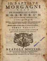 Jo. Baptistae Morgagni ... De sedibus, et caus... - 2: Tomus secundus secundum continens librum quo agitur de morbis thoracis