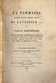 La farmacia descritta secondo i moderni princi... - Vol. 1.: Volume primo che contiene la prima parte della teoria dell'arte