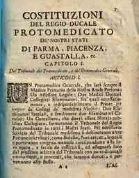 Don Filippo per la grazia di Dio infante di Spagna duca di Parma, Piacenza, e Guastalla ec