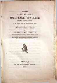 Dei vermi umani in generale e delle diverse specie di tenia in particolare dissertazione di Giuseppe Guidetti genovese