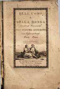 Dell'uomo e della donna considerati fisicamente nello stato del matrimonio. Con figure in rame. Parte prima <-seconda>