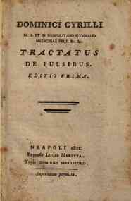 Dominici Cyrilli ... Tractatus de pulsibus