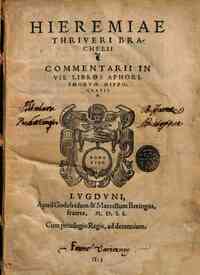 Hieremiae Thriueri Brachelii Commentarii in 7 libros Aphorismorum Hippocratis