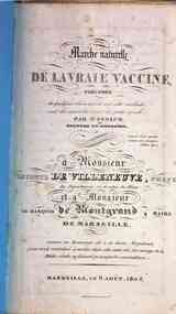 Marche naturelle de la vraie vaccine precedee de quelques observations sur cette maladie, sur la varieleide et sur la petite virole: par m. Segaud ..