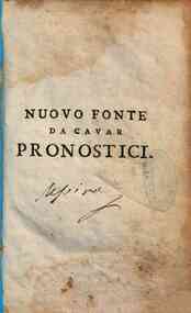 Nuouo fonte da cauar pronostici nelle malattie, discoperto dal dottor Giouanni Verardo Zeuiani