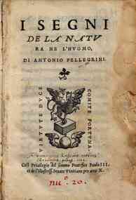 I segni de la natura ne l'huomo, di Antonio Pellegrini