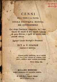 Sulle opere mediche del D.r Giovanni Rasori e sulla nuova dottrina del contro-stimolo saggio del D.r Gaspare Federigo ..